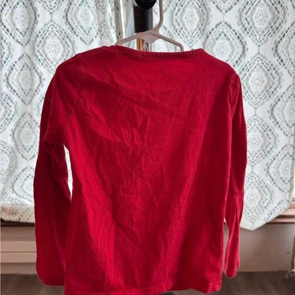 Mini Boden Red Long Sleeve Tee - Picture 6 of 6